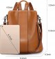 Women Soft Leather Backpack Antitheft Rucksack Ladies Shoulder Bag
