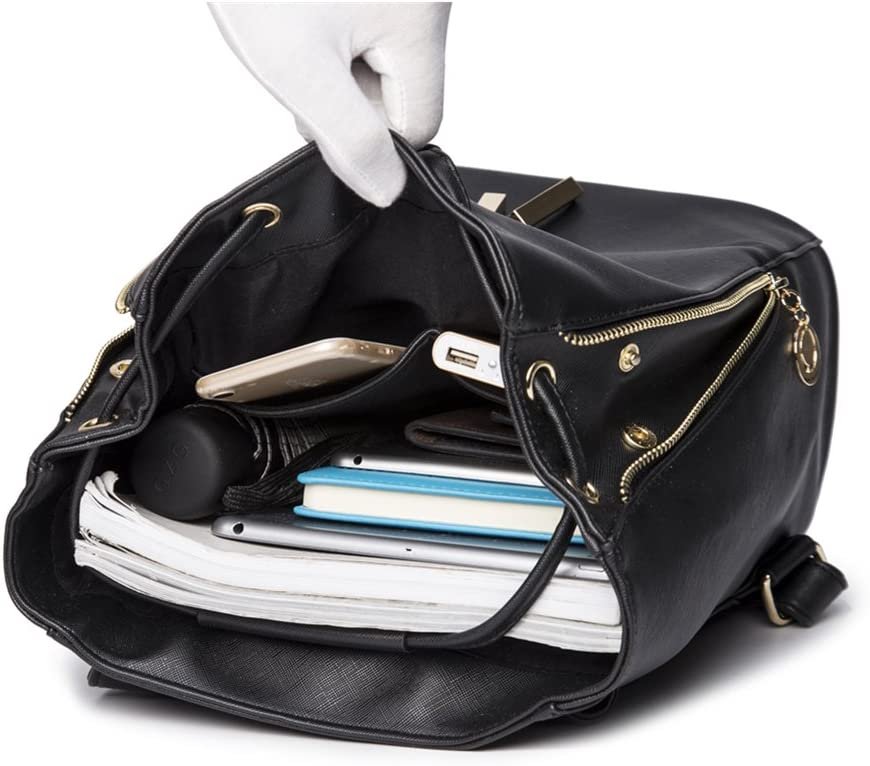 Fashion Shoulder Bag Rucksack PU Leather Women Ladies Backpack