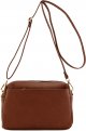 Triple Zip Small Crossbody Bag
