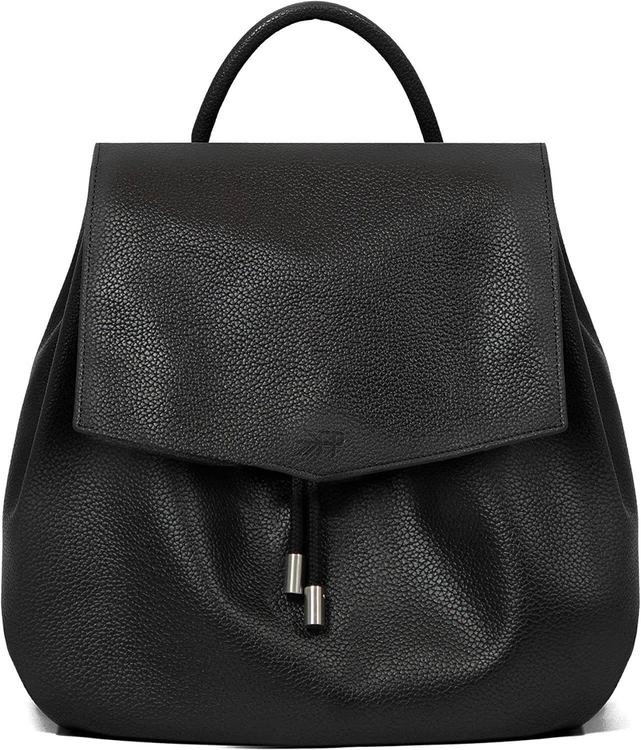 Drawcord Diaper Bag Backpack, Ebony